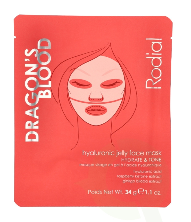 Rodial Dragon\'s Blood Hyaluronic Mask 34 g in the group BEAUTY & HEALTH / Skin care / Face / Masks at TP E-commerce Nordic AB (C65573)