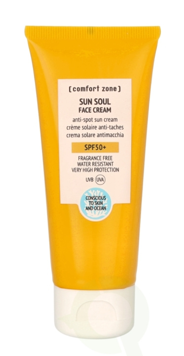 Comfort Zone Sun Soul Face Cream SPF50+ 60 ml in the group BEAUTY & HEALTH / Skin care / Tanning / Sunscreen at TP E-commerce Nordic AB (C65576)