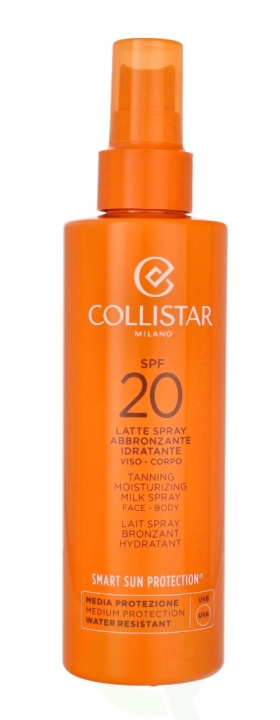 Collistar Tanning Moisturizing Milk Spray Face-Body SPF20 200 ml in the group BEAUTY & HEALTH / Skin care / Tanning / Sunscreen at TP E-commerce Nordic AB (C65579)