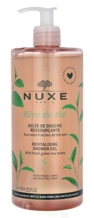 Nuxe Revitalising Shower Gel 750 ml Dream Tea in the group BEAUTY & HEALTH / Skin care / Body health / Bath & Shower gels at TP E-commerce Nordic AB (C65586)