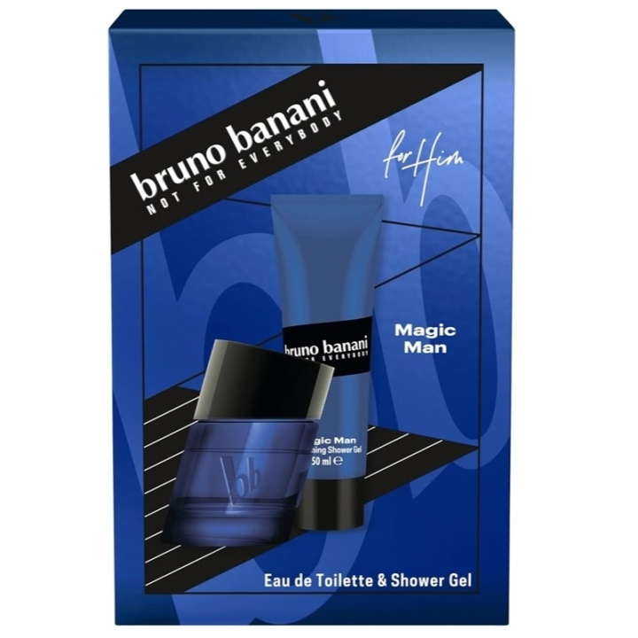 Bruno Banani Giftset Bruno Banani Magic Man Edt 30ml + Shower Gel 50ml in the group BEAUTY & HEALTH / Gift sets / Gift sets for him at TP E-commerce Nordic AB (C65701)