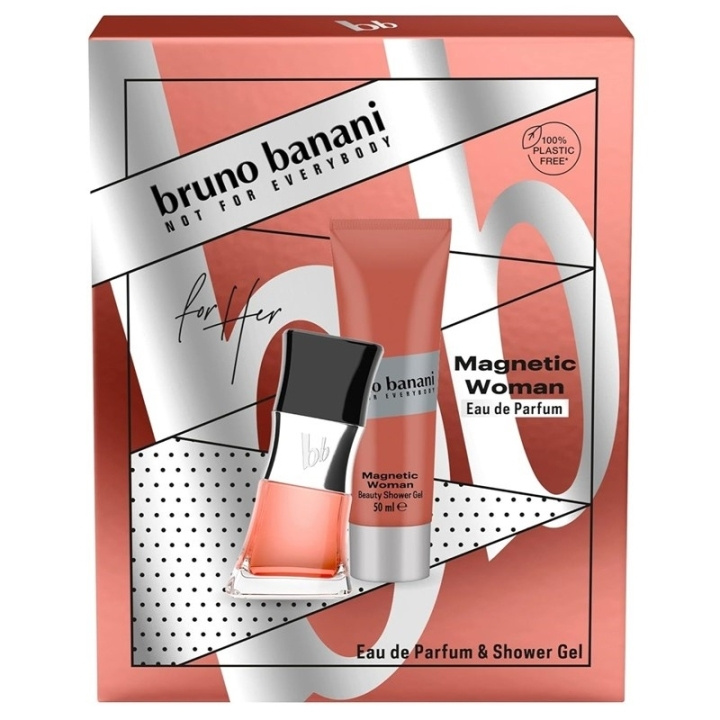 Bruno Banani Giftset Bruno Banani Magnetic Woman Edp 30ml + Shower Gel 50ml in the group BEAUTY & HEALTH / Gift sets / Gift sets for her at TP E-commerce Nordic AB (C65706)