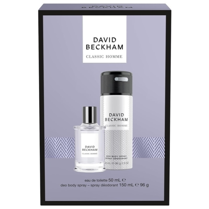 David Beckham Giftset David Beckham Classic Homme Edt 50ml + Deo Spray 150ml in the group BEAUTY & HEALTH / Gift sets / Gift sets for him at TP E-commerce Nordic AB (C65709)