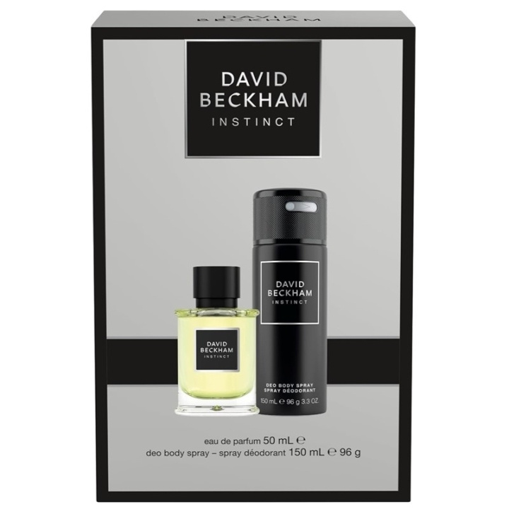 David Beckham Giftset David Beckham Instinct Edp 50ml + Deo Spray 150ml in the group BEAUTY & HEALTH / Gift sets / Gift sets for him at TP E-commerce Nordic AB (C65713)