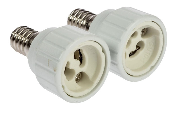 Nordic Quality Adapter E14 - GU10, 2st in the group HOME ELECTRONICS / Lighting / LED lamps at TP E-commerce Nordic AB (C65758)