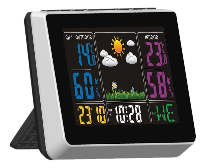 Nordic Quality Wireless weather station in-outdoor temperature in the group HOME, HOUSEHOLD & GARDEN / Fans & Climate products / Thermometers & Weather stations at TP E-commerce Nordic AB (C65794)