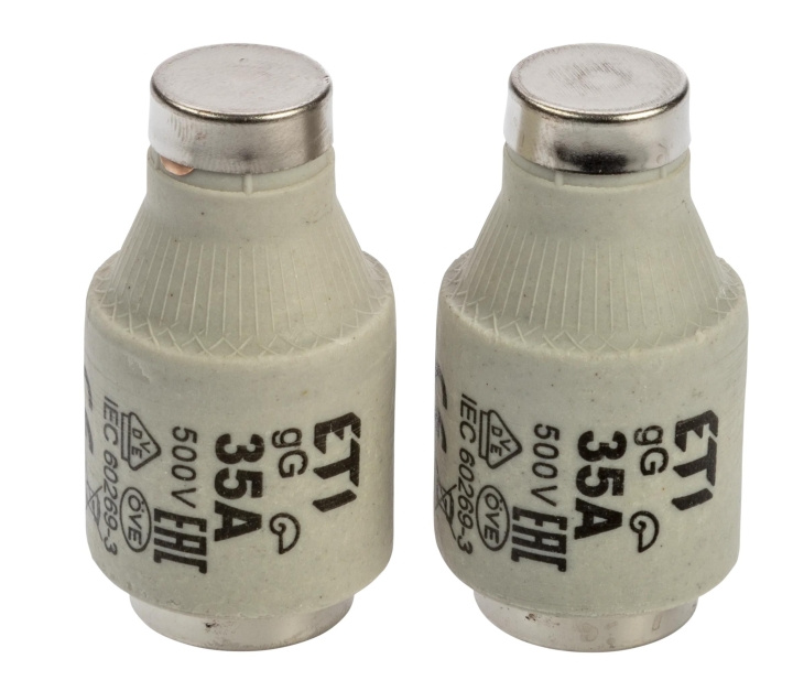 Nordic Quality fuse Diazed III 35A 2 st in the group HOME, HOUSEHOLD & GARDEN / Electricity & Lighting / electrical installation / Accessories at TP E-commerce Nordic AB (C65874)