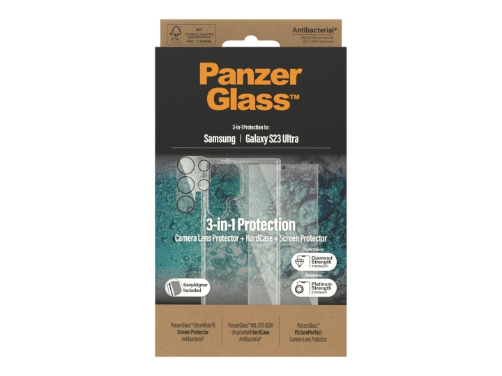 PanzerGlass Skærm/objektiv/rygbeskyttersæt in the group SMARTPHONE & TABLETS / Phone cases / Samsung at TP E-commerce Nordic AB (C65902)