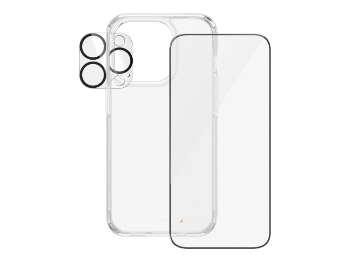 PanzerGlass Skærm/objektiv/rygbeskyttersæt Sort Transparent Apple iPhone 15 Pro in the group SMARTPHONE & TABLETS / Phone cases / Apple / iPhone 15 at TP E-commerce Nordic AB (C65909)