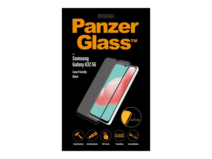 PanzerGlass Case Friendly Skærmbeskytter Sort Transparent Samsung Galaxy A32 5G in the group SMARTPHONE & TABLETS / Phone cases / Samsung at TP E-commerce Nordic AB (C65920)