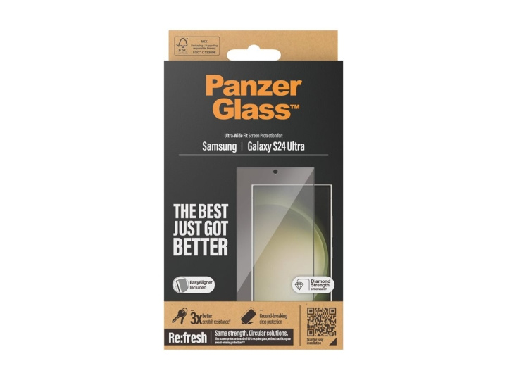 PanzerGlass Samsung Galaxy S24 Ultra in the group SMARTPHONE & TABLETS / Phone cases / Samsung at TP E-commerce Nordic AB (C65933)