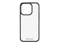 PanzerGlass ClearCase Beskyttelsescover Sort Gennemsigtig Apple iPhone 15 Pro in the group SMARTPHONE & TABLETS / Phone cases / Apple / iPhone 15 at TP E-commerce Nordic AB (C65953)