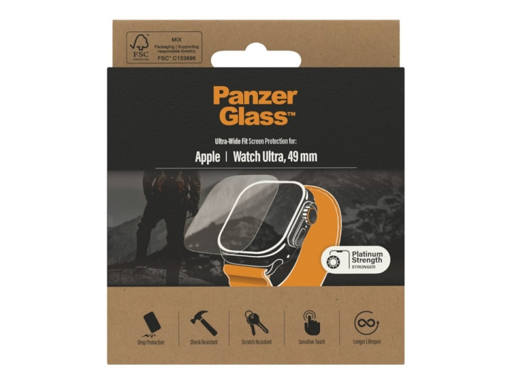 PanzerGlass Skærmbeskytter Smart watch Transparent Glas in the group Sport, leisure & Hobby / Smartwatch & Activity trackers / Smartwatches at TP E-commerce Nordic AB (C65957)