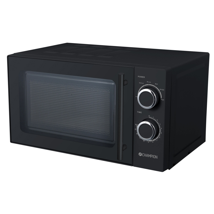 Champion Mikrovågsugn 20L 700W Svart in the group HOME, HOUSEHOLD & GARDEN / Household appliances / Microwave ovens at TP E-commerce Nordic AB (C66012)