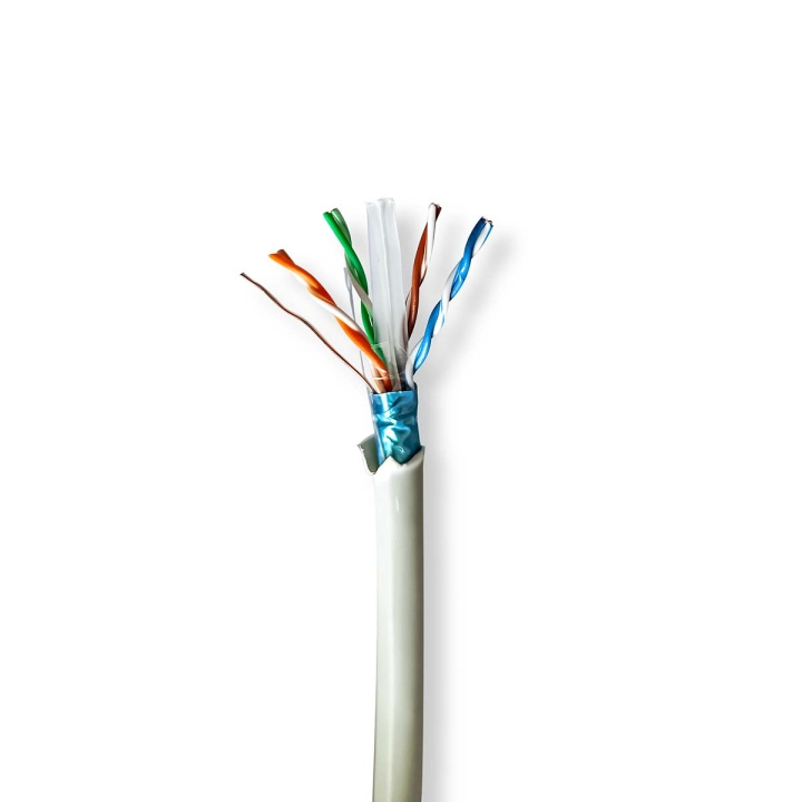 Nedis Network Cable Roll | CAT6 | Solid | F/UTP | Bare Copper | 305.0 m | Indoor | Round | LSZH | Grey | Pull Box in the group COMPUTERS & PERIPHERALS / Computer cables / Network cables / Cat6 at TP E-commerce Nordic AB (C66036)