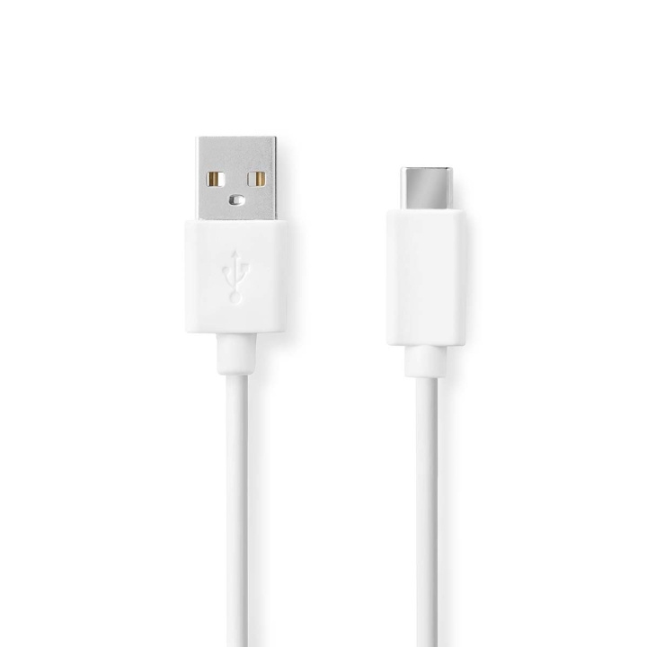 Nedis USB Cable | USB 2.0 | USB-A Male | USB-C™ Male | 60 W | 480 Mbps | Nickel Plated | 2.00 m | Round | PVC | White | Box in the group COMPUTERS & PERIPHERALS / Computer cables / USB / USB-C at TP E-commerce Nordic AB (C66090)