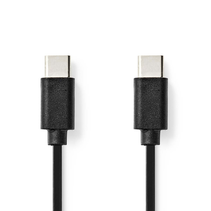 Nedis USB Cable | USB 2.0 | USB-C™ Male | USB-C™ Male | 60 W | 480 Mbps | Nickel Plated | 1.00 m | Round | PVC | Black | Box in the group COMPUTERS & PERIPHERALS / Computer cables / USB / USB-C at TP E-commerce Nordic AB (C66093)