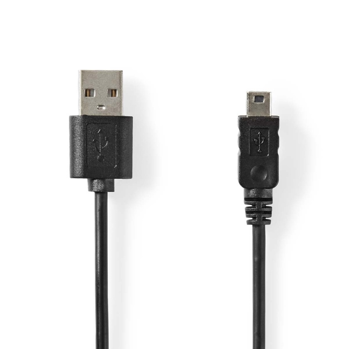 Nedis USB Cable | USB 2.0 | USB-A Male | Mini 5-Pin Male | 480 Mbps | Nickel Plated | 2.00 m | Round | PVC | Black | Label in the group COMPUTERS & PERIPHERALS / Computer cables / USB / Mini-USB / Cabels at TP E-commerce Nordic AB (C66125)