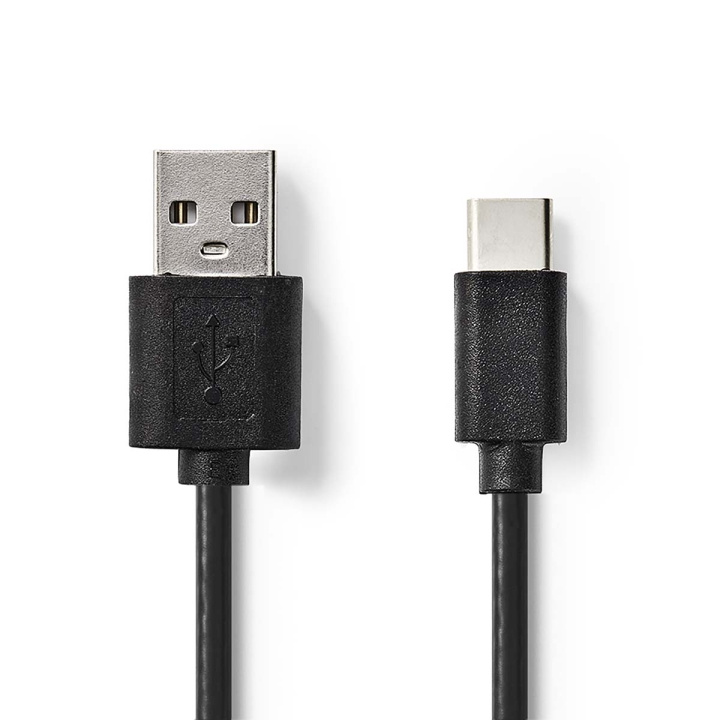 Nedis USB Cable | USB 2.0 | USB-A Male | USB-C™ Male | 5 W | 480 Mbps | Nickel Plated | 1.00 m | Round | PVC | Black | Label in the group COMPUTERS & PERIPHERALS / Computer cables / USB / USB-C at TP E-commerce Nordic AB (C66134)