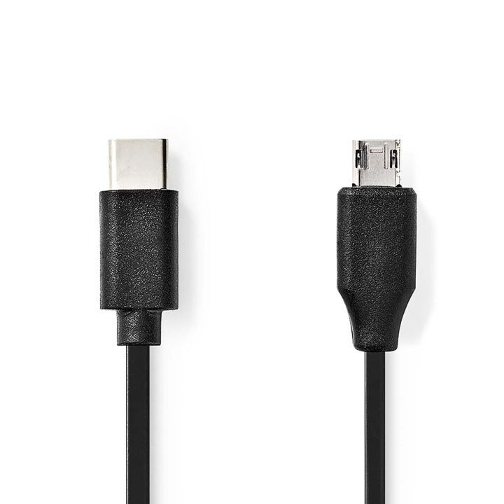 Nedis USB Cable | USB 2.0 | USB-C™ Male | USB Micro-B Male | 60 W | 480 Mbps | Nickel Plated | 1.00 m | Round | PVC | Black | Label in the group COMPUTERS & PERIPHERALS / Computer cables / USB / Micro-USB / Cables at TP E-commerce Nordic AB (C66138)