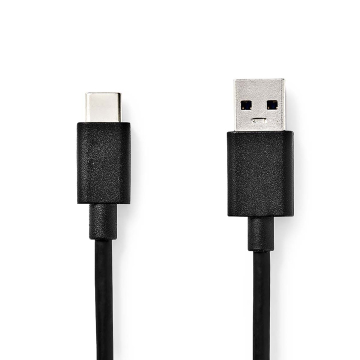 Nedis USB Cable | USB 3.2 Gen 1 | USB-A Male | USB-C™ Male | 15 W | 5 Gbps | Nickel Plated | 1.00 m | Round | PVC | Black | Label in the group COMPUTERS & PERIPHERALS / Computer cables / USB / USB-C at TP E-commerce Nordic AB (C66145)