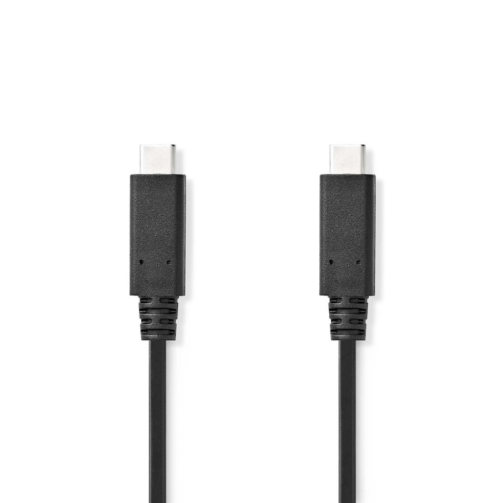 Nedis USB Cable | USB 3.2 Gen 2 | USB-C™ Male | USB-C™ Male | 240 W | 8K@30Hz | 10 Gbps | Nickel Plated | 1.00 m | Round | PVC | Black | Label in the group COMPUTERS & PERIPHERALS / Computer cables / USB / USB-C at TP E-commerce Nordic AB (C66149)