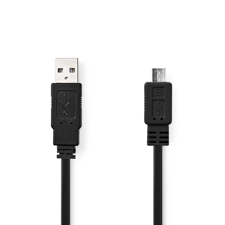 Nedis USB Cable | USB 2.0 | USB-A Male | USB Micro-B Male | 480 Mbps | Nickel Plated | 1.00 m | Flat | PVC | Black | Envelope in the group SMARTPHONE & TABLETS / Chargers & Cables / Cables / Cables microUSB at TP E-commerce Nordic AB (C66157)