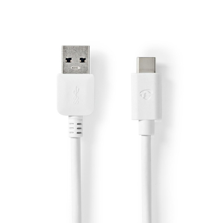 Nedis USB Cable | USB 3.2 Gen 1 | USB-A Male | USB-C™ Male | 60 W | 5 Gbps | Nickel Plated | 2.00 m | Round | PVC | White | Box in the group COMPUTERS & PERIPHERALS / Computer cables / USB / USB-C at TP E-commerce Nordic AB (C66168)