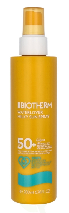 Biotherm Waterlover Sun Milk Spray SPF50+ 200 ml in the group BEAUTY & HEALTH / Skin care / Tanning / Sunscreen at TP E-commerce Nordic AB (C66222)