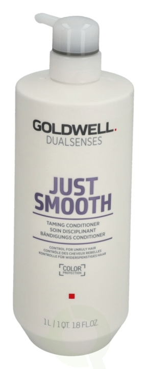 Goldwell Dualsenses Just Smooth Conditioner 1000 ml Control For Unruly Hair in the group BEAUTY & HEALTH / Hair & Styling / Hair care / Conditioner at TP E-commerce Nordic AB (C66258)