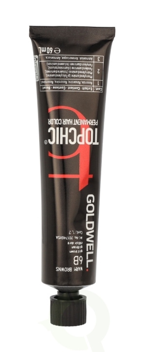 Goldwell Topchic Tube 60 ml 6B in the group BEAUTY & HEALTH / Hair & Styling / Hair care / Hair Dye / Hair Dye & Color bombs at TP E-commerce Nordic AB (C66267)