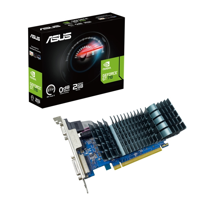 ASUS GeForce GT 710 EVO - 2GB in the group COMPUTERS & PERIPHERALS / Computer components / Graphic Cards at TP E-commerce Nordic AB (C66322)