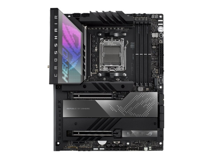 ASUS ROG CROSSHAIR X670E HERO ATX AM5 AMD X670 in the group COMPUTERS & PERIPHERALS / Computer components / Motherboard at TP E-commerce Nordic AB (C66329)