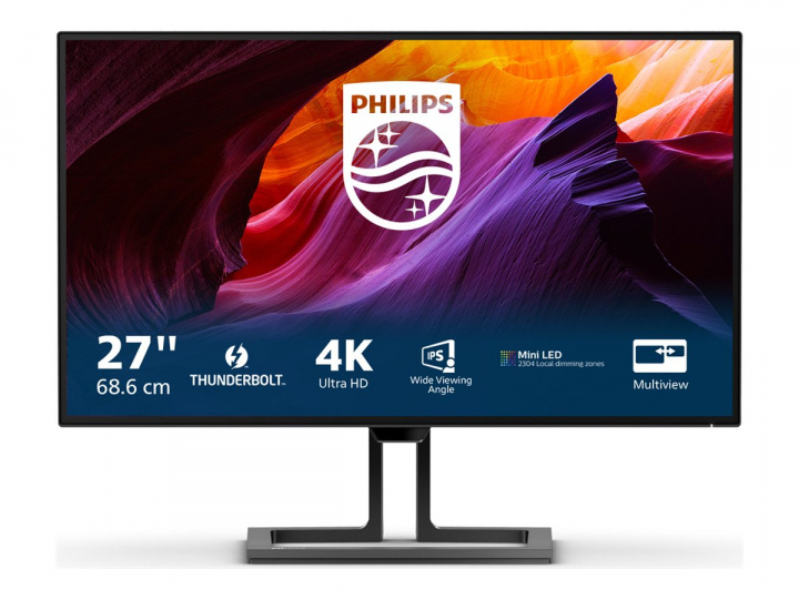 Philips Brilliance 7000 27B1U7903 27 3840 x 2160 (4K) Thunderbolt 4 HDMI DisplayPort 75Hz Pivot Screen in the group COMPUTERS & PERIPHERALS / Computer monitor / Computer monitors at TP E-commerce Nordic AB (C66334)