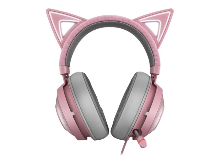 Razer Kraken Kitty Wired Headset Pink in the group COMPUTERS & PERIPHERALS / GAMING / Headset at TP E-commerce Nordic AB (C66385)