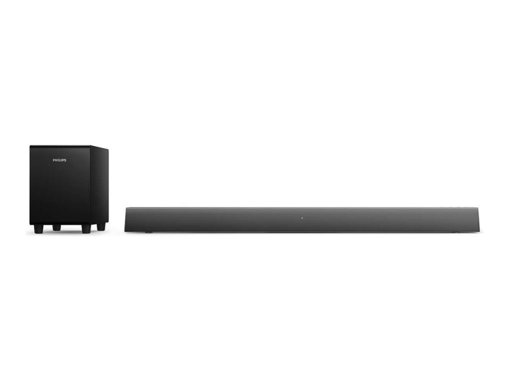 Philips TAB5308 2.1-channel Soundbar System Black Grey in the group HOME ELECTRONICS / Audio & Picture / Home cinema, Hifi & Portable / Soundbars at TP E-commerce Nordic AB (C66440)