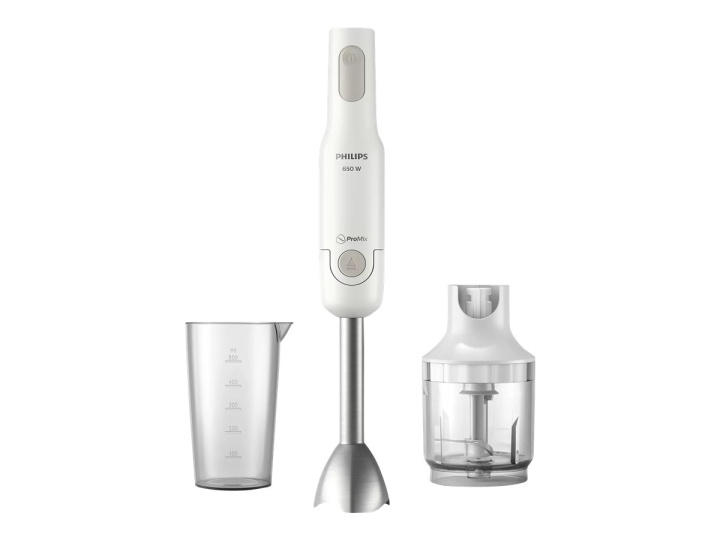 Philips Daily Collection ProMix HR2535 Hand Blender White in the group HOME, HOUSEHOLD & GARDEN / Household appliances / Food processor & Kitchen appliances / Hand blenders at TP E-commerce Nordic AB (C66448)