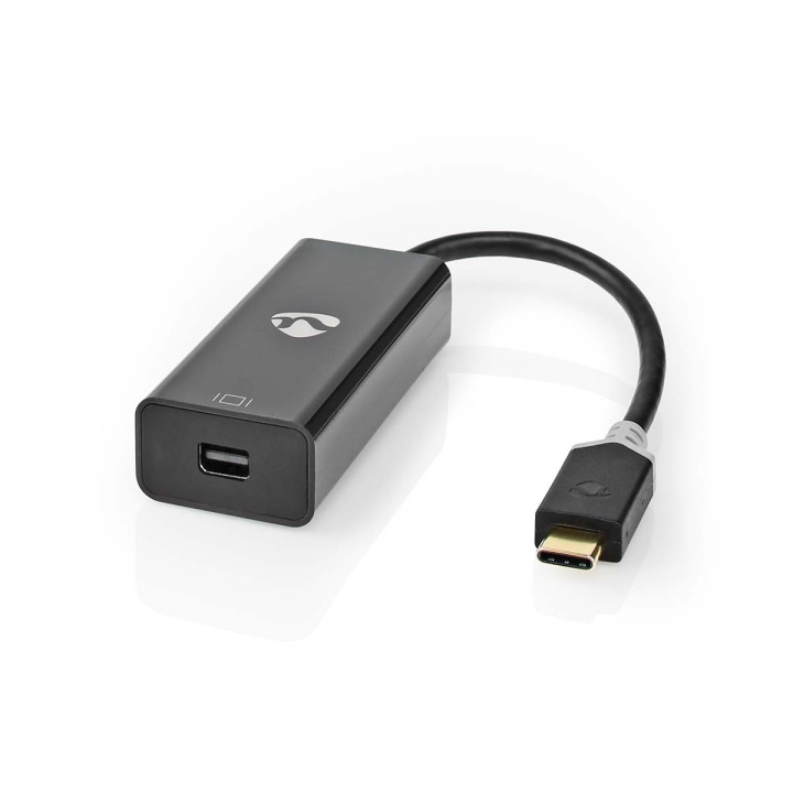 Nedis USB Adapter | USB 3.2 Gen 1 | USB-C™ Male | Mini DisplayPort Female | 0.20 m | Round | Gold Plated | PVC | Anthracite | Window Box in the group SMARTPHONE & TABLETS / Chargers & Cables / Adapters at TP E-commerce Nordic AB (C66637)