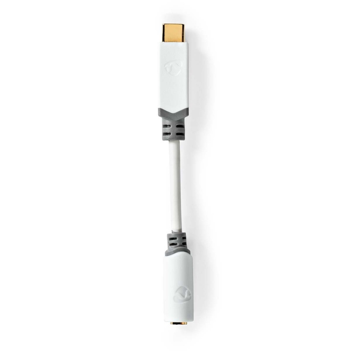 Nedis USB Adapter | USB 2.0 | USB-C™ Male | 3.5 mm Female | 0.10 m | Round | Gold Plated | PVC | White | Box in the group COMPUTERS & PERIPHERALS / Computer cables / USB / USB-C at TP E-commerce Nordic AB (C66641)