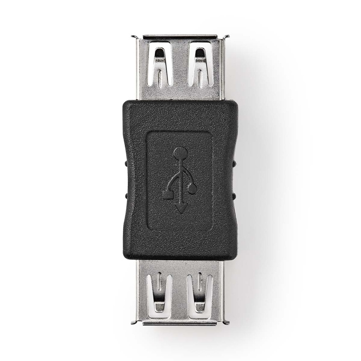 Nedis USB Adapter | USB 2.0 | USB-A Female | USB-A Female | 480 Mbps | Nickel Plated | PVC | Black | Box in the group COMPUTERS & PERIPHERALS / Computer cables / USB / USB-A / Adapters at TP E-commerce Nordic AB (C66645)