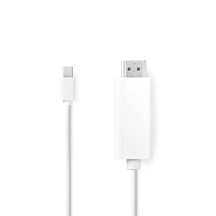 Nedis Mini DisplayPort Cable | DisplayPort 1.2 | Mini DisplayPort Male | HDMI™ Connector | 21.6 Gbps | Nickel Plated | 2.00 m | Round | PVC | White | Label in the group COMPUTERS & PERIPHERALS / Computer cables / DisplayPort / Cables at TP E-commerce Nordic AB (C66665)