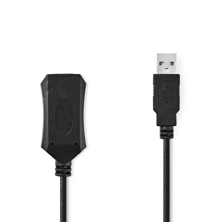 Nedis Active USB Cable | USB 2.0 | USB-A Male | USB-A Female | 480 Mbps | 10.0 m | Round | Nickel Plated | PVC | Copper | Label in the group COMPUTERS & PERIPHERALS / Computer cables / USB / USB-A at TP E-commerce Nordic AB (C66667)