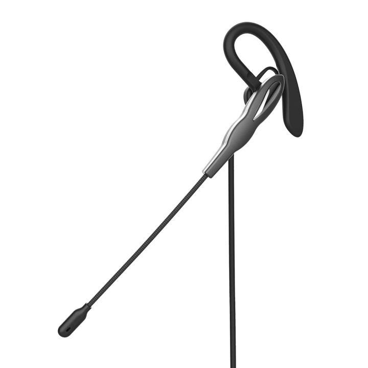 Nedis PC Headset | In-Ear | Mono | USB Type-A / USB Type-C™ | Fold-Away Microphone | Black / Grey in the group COMPUTERS & PERIPHERALS / Computer accessories / Headset at TP E-commerce Nordic AB (C66693)