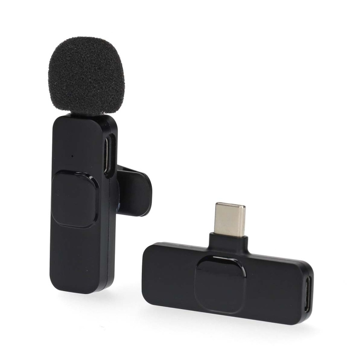 Nedis Microphone | Used for: Notebook / Smartphone / Tablet | USB Type-C™ / Wireless | USB-C™ Female | On/Off switch in the group COMPUTERS & PERIPHERALS / Computer accessories / Microphones at TP E-commerce Nordic AB (C66694)