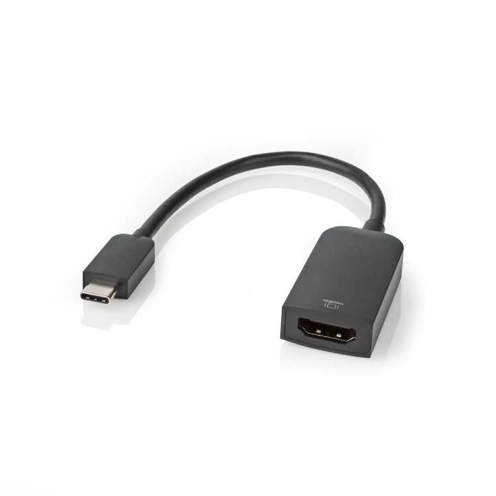 Nedis USB-C™ Adapter Cable | Type-C™ Male - HDMI™ Output | 0.2 m | Black in the group COMPUTERS & PERIPHERALS / Computer cables / USB / USB-C at TP E-commerce Nordic AB (C66698)