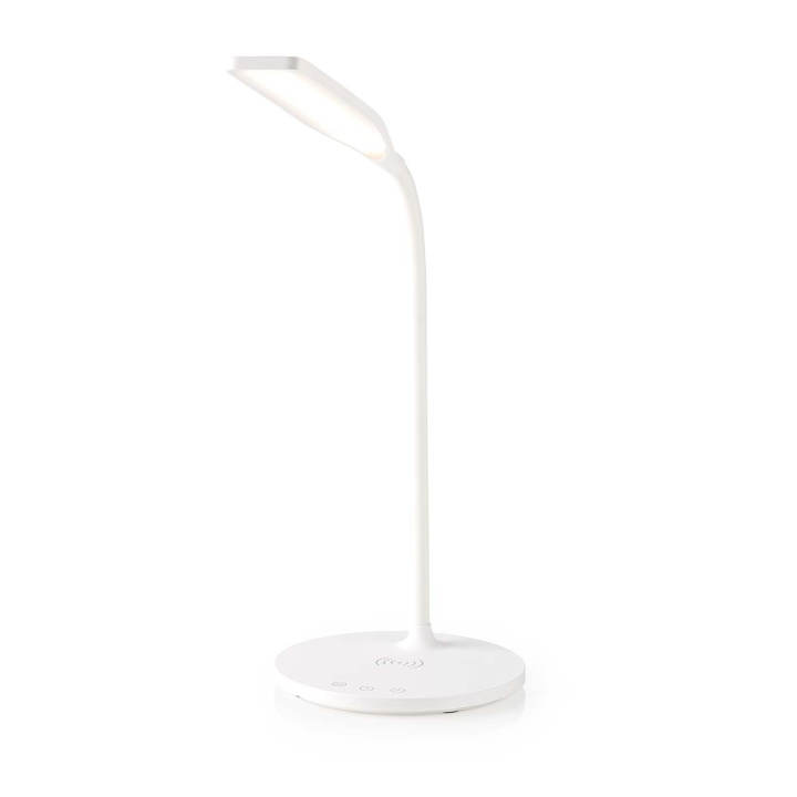 Nedis LED Lamp with Wireless Charger | Dimmer - On Product | LED | 15 W | With dimming | Cool White / Natural White / Warm White | 2700 - 6500 K in the group HOME ELECTRONICS / Lighting / Floor standing lamps at TP E-commerce Nordic AB (C66701)