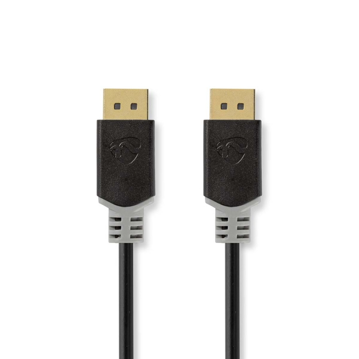 Nedis DisplayPort Cable | DisplayPort Male | DisplayPort Male | 8K@60Hz | Gold Plated | 2.00 m | Round | PVC | Anthracite | Box in the group COMPUTERS & PERIPHERALS / Computer cables / DisplayPort / Cables at TP E-commerce Nordic AB (C66710)