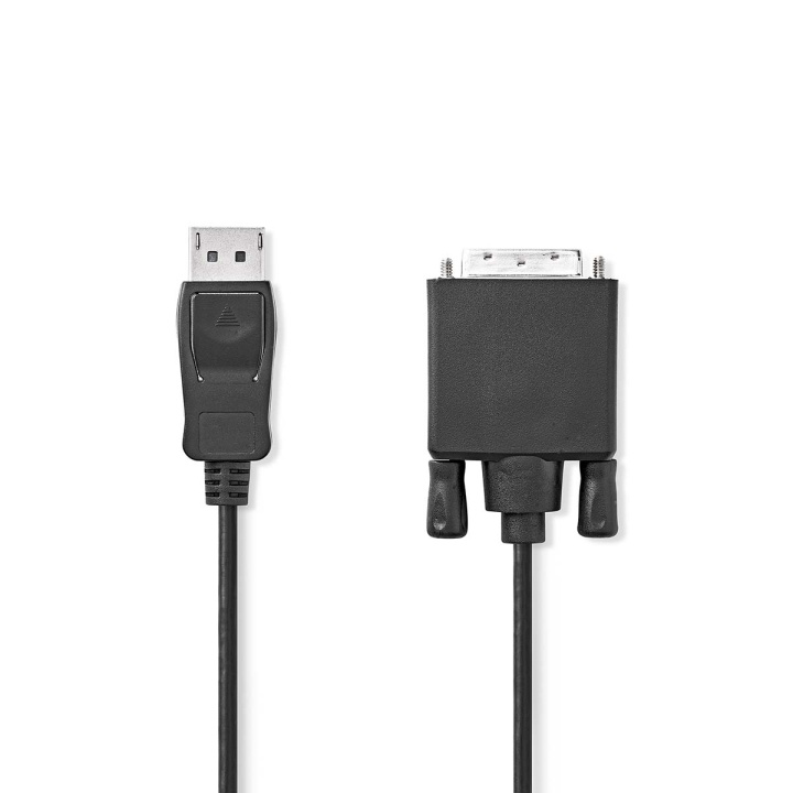 Nedis DisplayPort Cable | DisplayPort Male | DVI-D 24+1-Pin Male | 1080p | Nickel Plated | 1.00 m | Round | PVC | Black | Label in the group COMPUTERS & PERIPHERALS / Computer cables / DisplayPort / Cables at TP E-commerce Nordic AB (C66713)