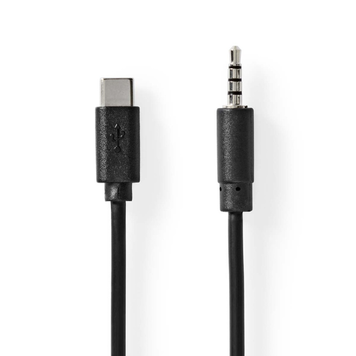 Nedis USB-C™ Adapter | USB 2.0 | USB-C™ Male | 3.5 mm Male | 1.00 m | Round | Nickel Plated | Black | Label in the group COMPUTERS & PERIPHERALS / Computer cables / USB / USB-C at TP E-commerce Nordic AB (C66717)