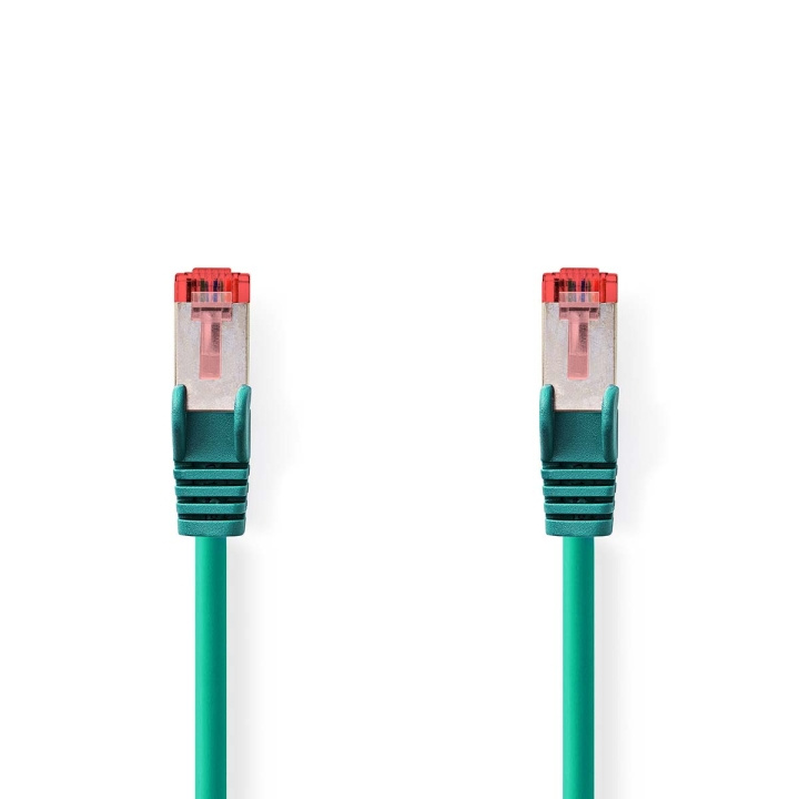 Nedis CAT6 Cable | RJ45 Male | RJ45 Male | S/FTP | 10.0 m | Round | LSZH | Green | Label in the group COMPUTERS & PERIPHERALS / Computer cables / Network cables / Cat6 at TP E-commerce Nordic AB (C66721)